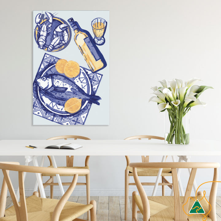 MEDITERRANEAN TABLE I - Canvas Print
