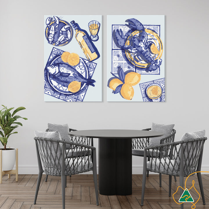 MEDITERRANEAN TABLE I - Canvas Print
