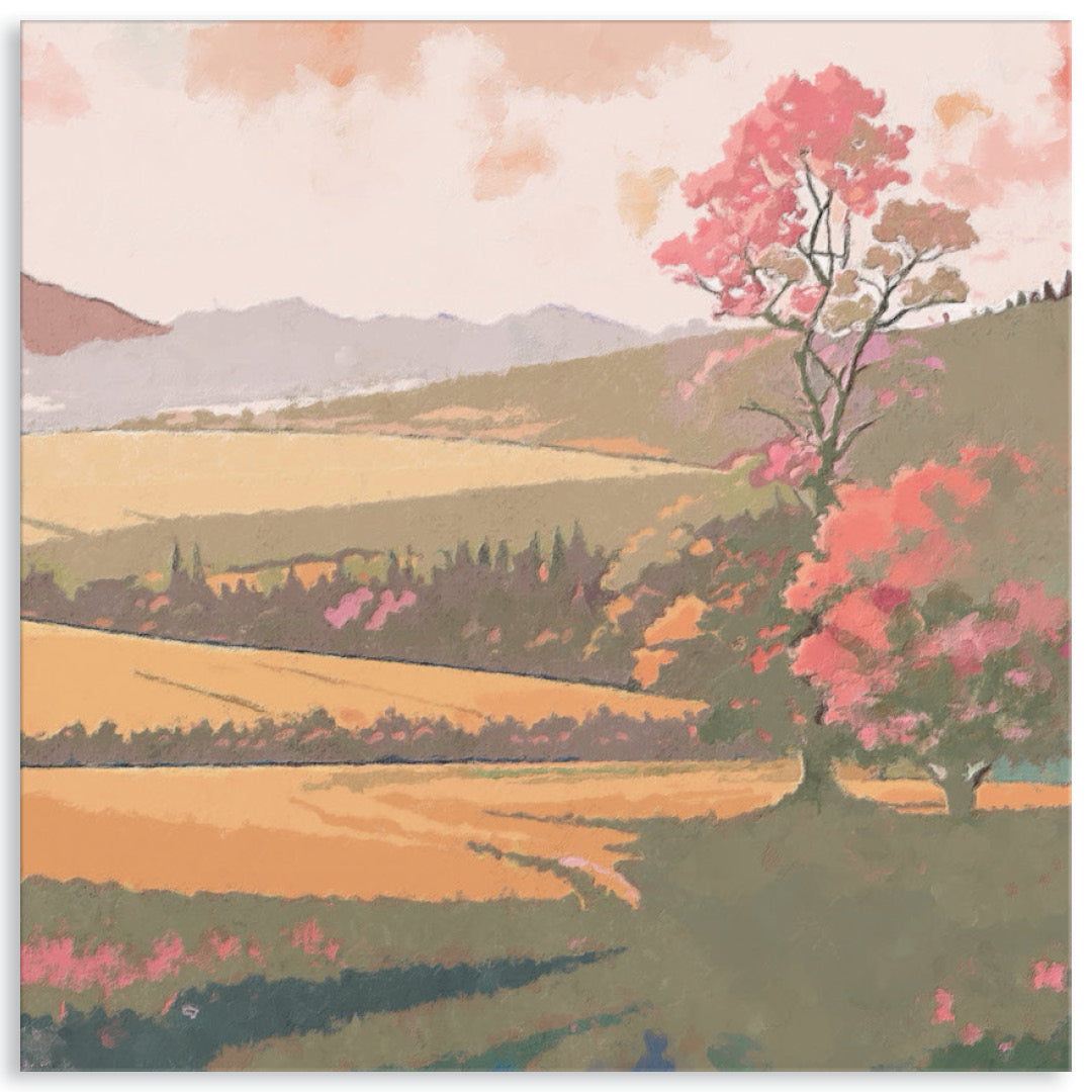 SUNSET FIELDS - Canvas Print