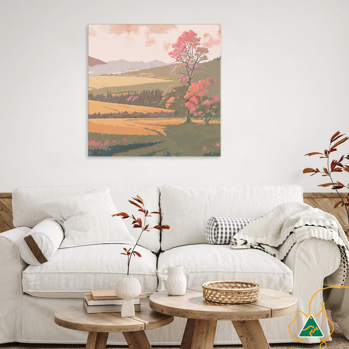 SUNSET FIELDS - Canvas Print