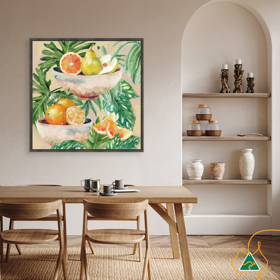 TROPICAL FRUITS - Framed Canvas