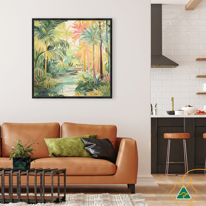TROPICAL PARADISE - Framed Canvas