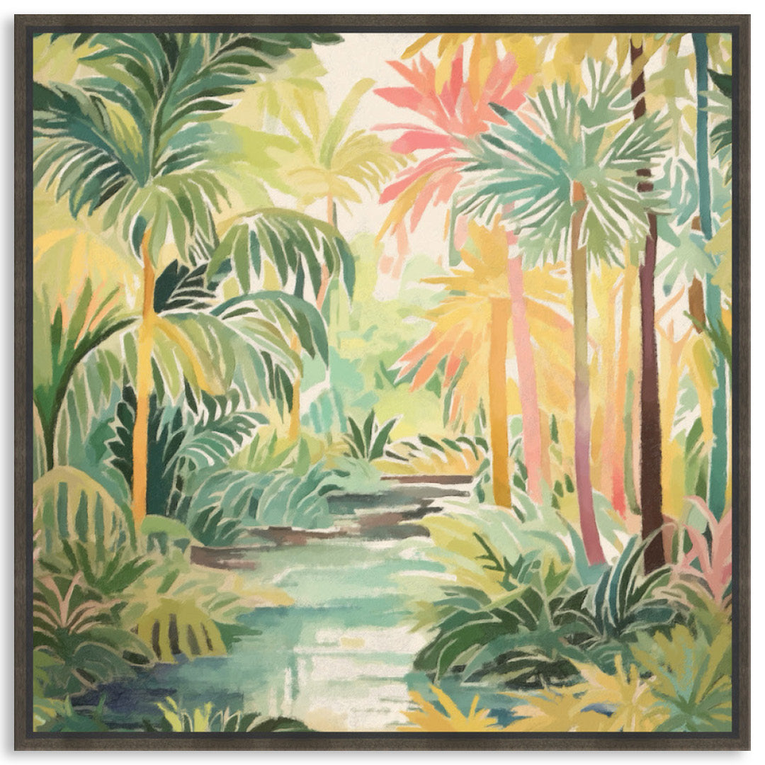 TROPICAL PARADISE - Framed Canvas