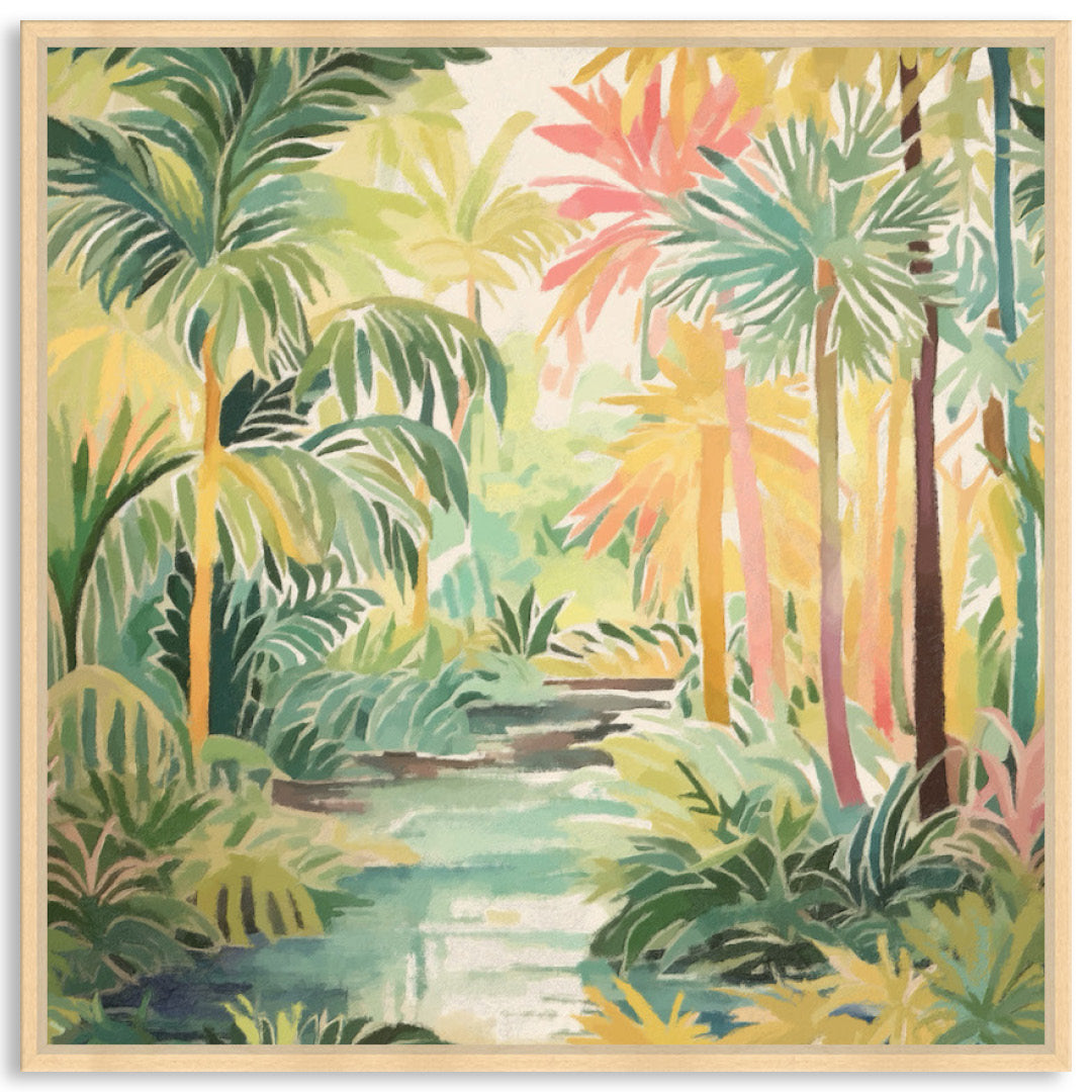 TROPICAL PARADISE - Framed Canvas