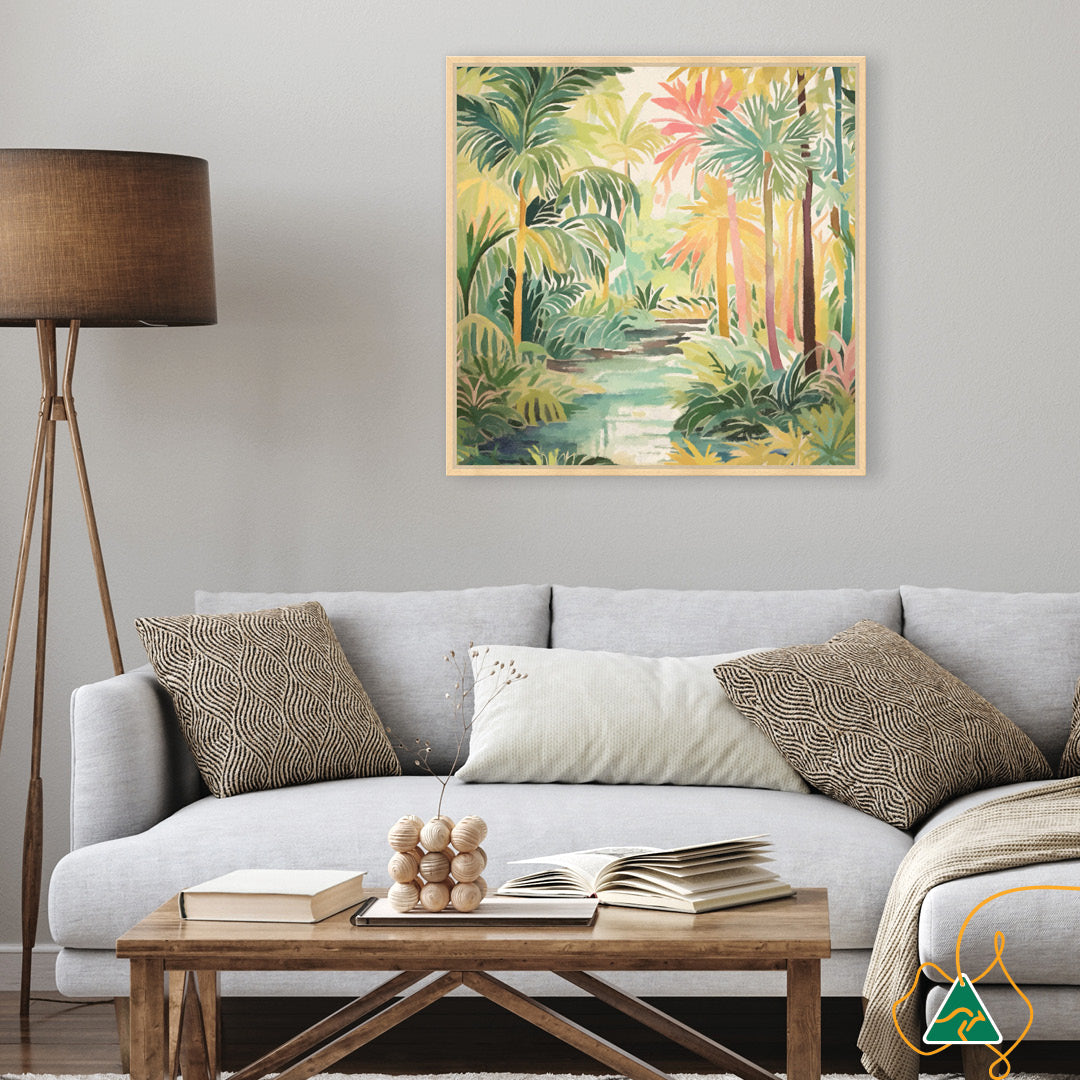 TROPICAL PARADISE - Framed Canvas