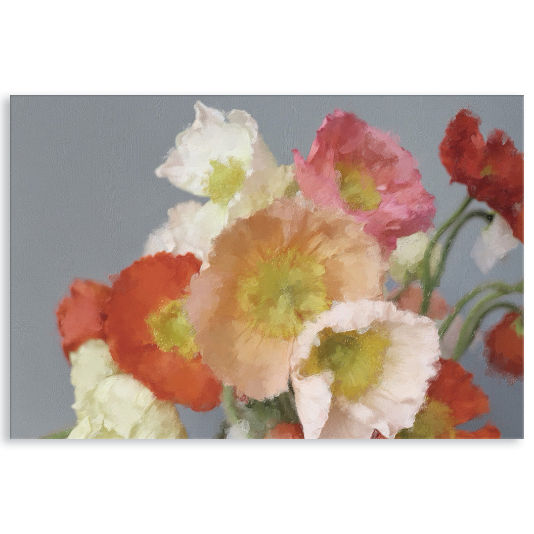 TUSCAN POPPIES I - Canvas Print