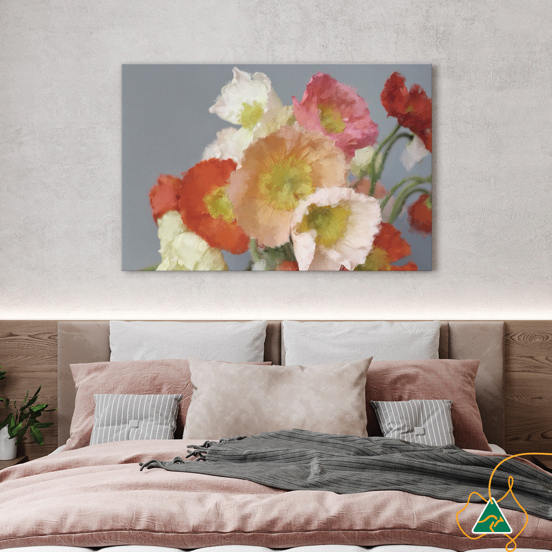 TUSCAN POPPIES I - Canvas Print