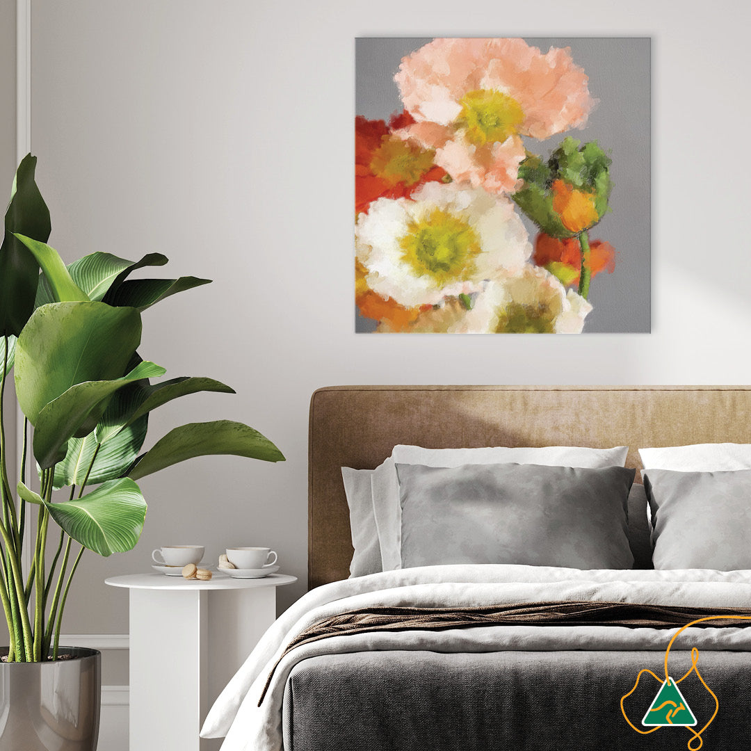 TUSCAN POPPIES II - Canvas Print