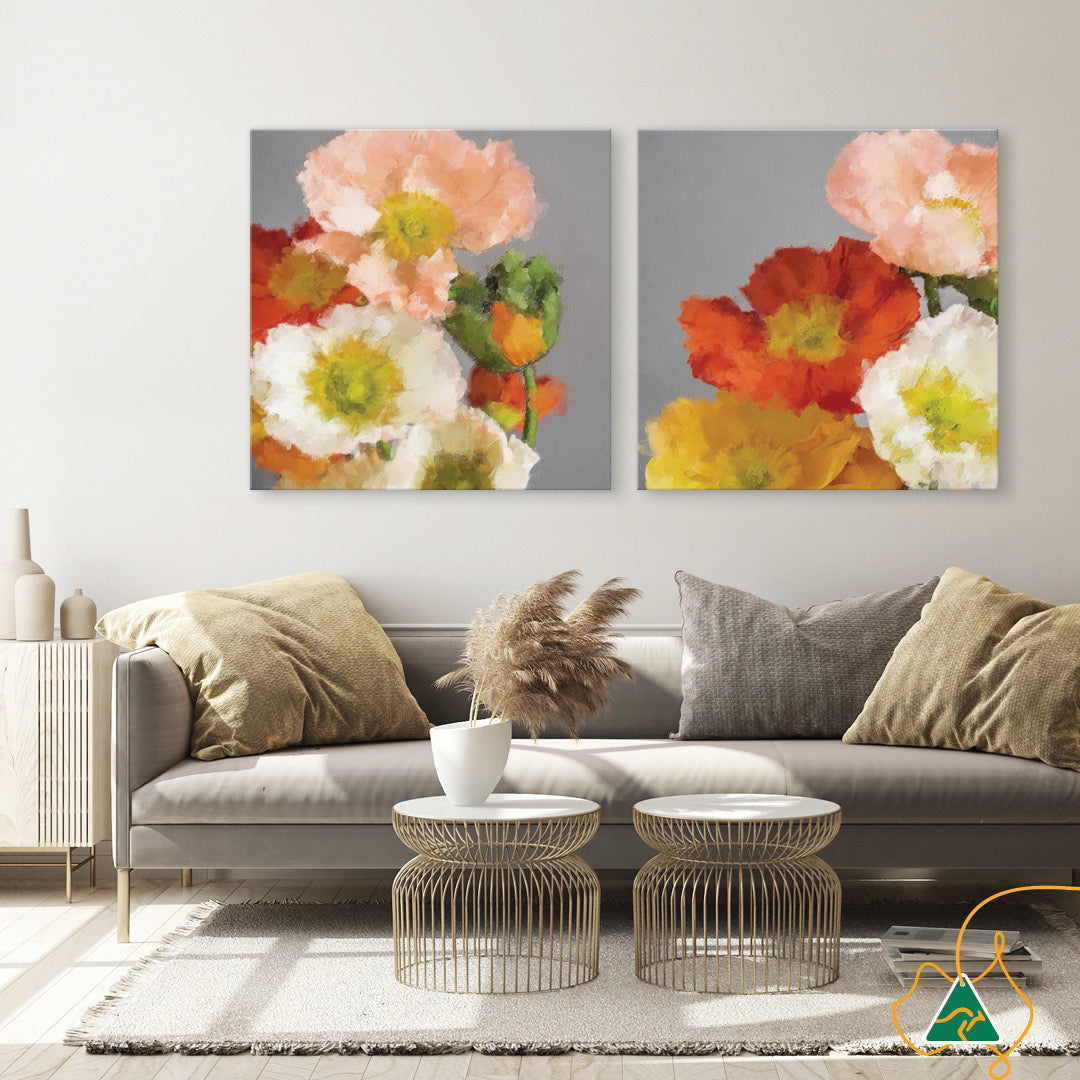 TUSCAN POPPIES II - Canvas Print