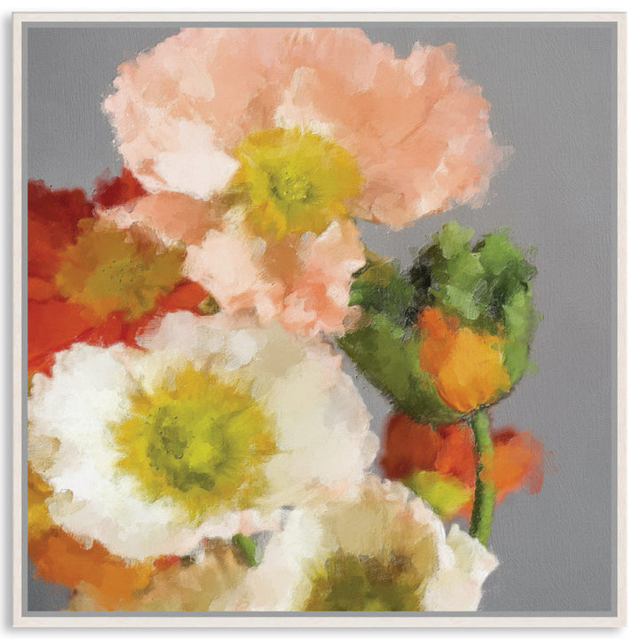 TUSCAN POPPIES II - Framed Canvas