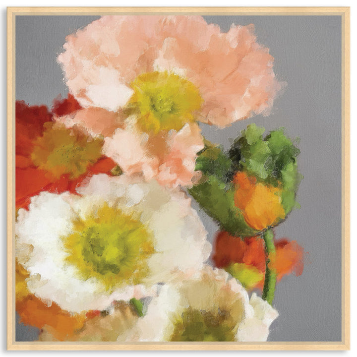TUSCAN POPPIES II - Framed Canvas