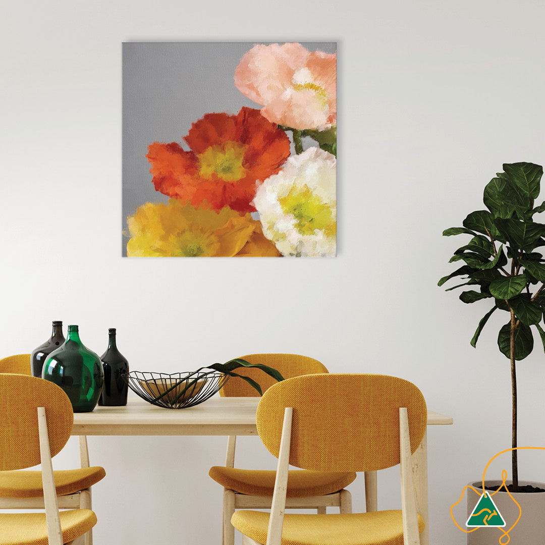 TUSCAN POPPIES III - Canvas Print