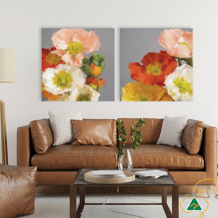 TUSCAN POPPIES III - Canvas Print
