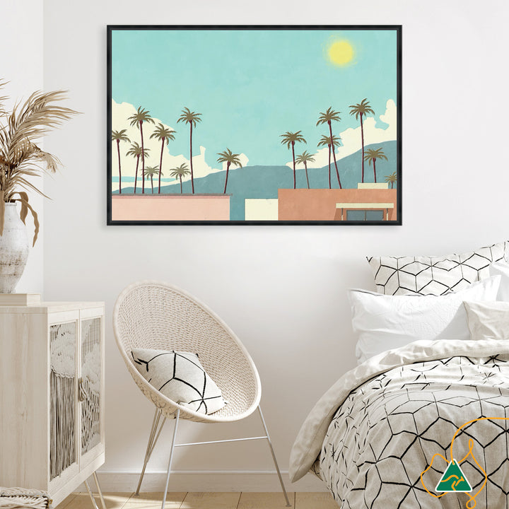 PALM SPRINGS I - Framed Canvas