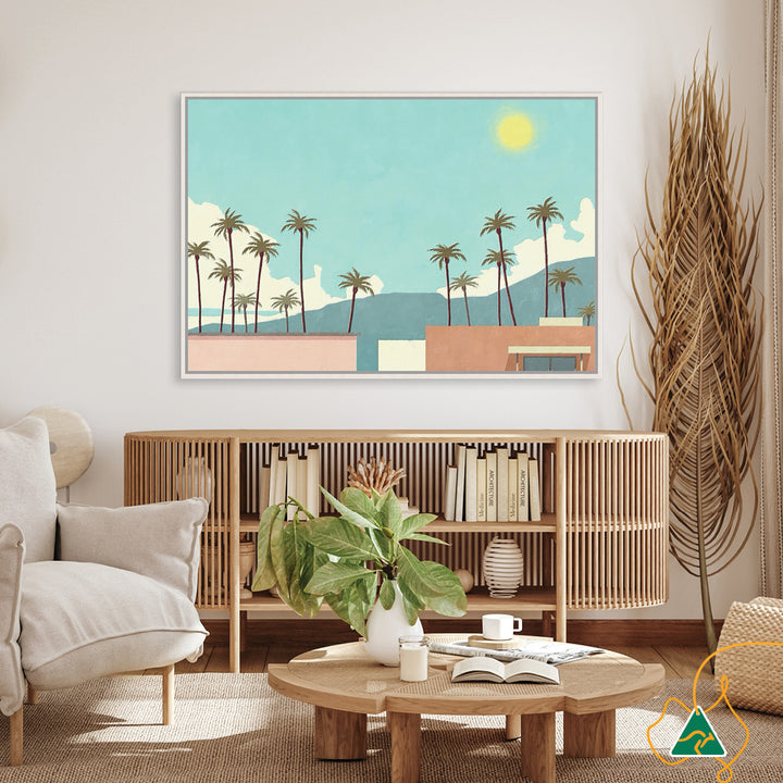 PALM SPRINGS I - Framed Canvas