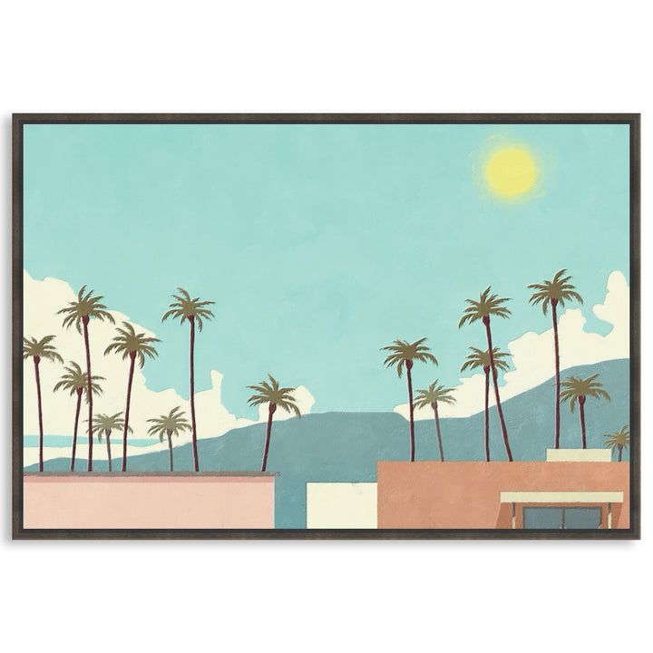 PALM SPRINGS I - Framed Canvas