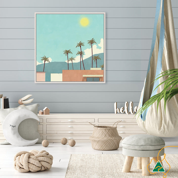 PALM SPRINGS II - Framed Canvas