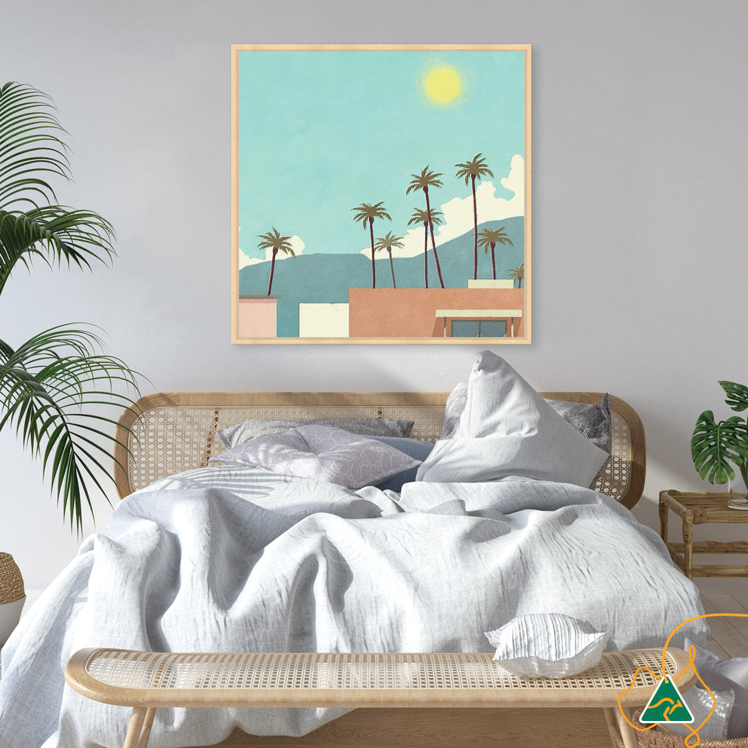 PALM SPRINGS II - Framed Canvas