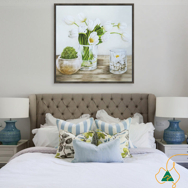 SPRING LIGHT - Framed Canvas