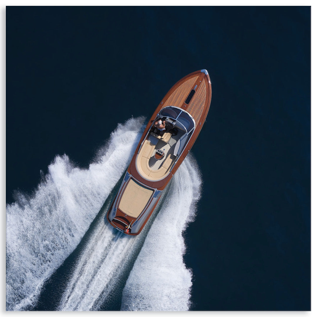 ITALIAN SPEEDBOAT - Canvas Print