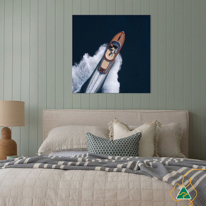 ITALIAN SPEEDBOAT - Canvas Print