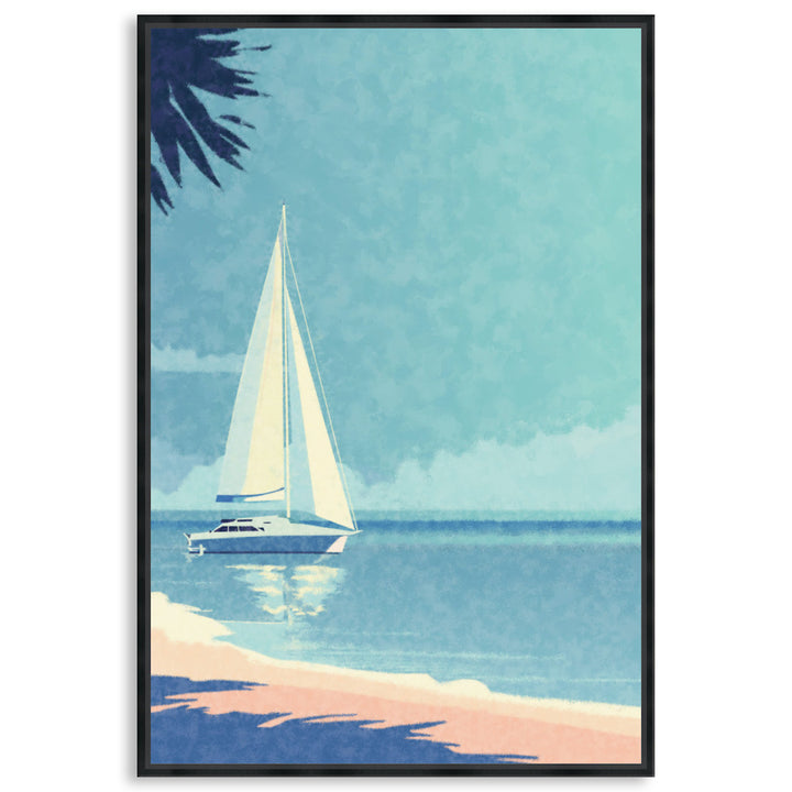 VACATION I - Framed Canvas