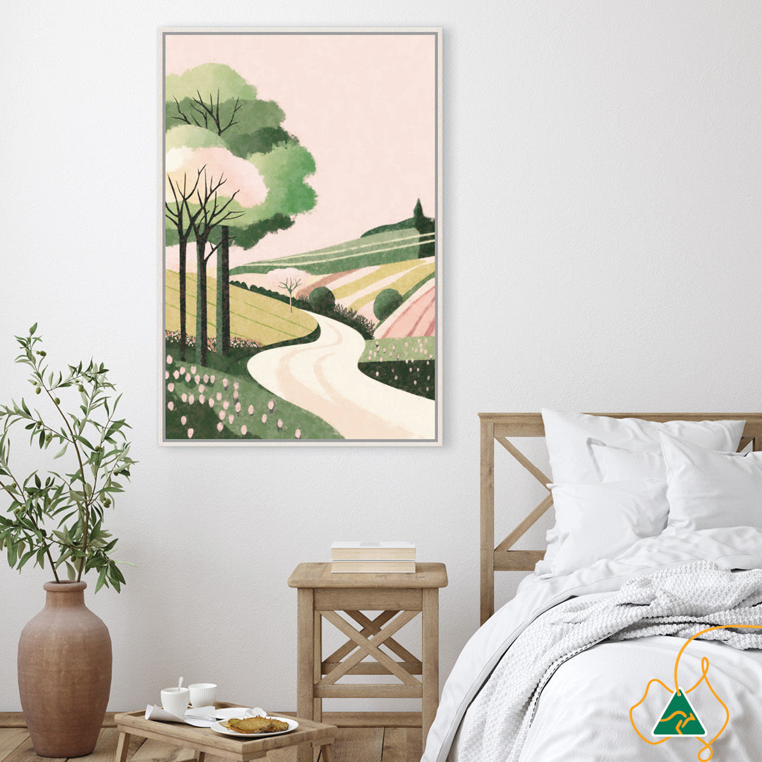 VACATION III - Framed Canvas