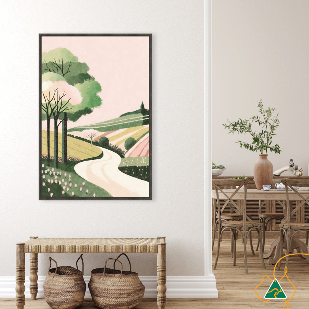 VACATION III - Framed Canvas