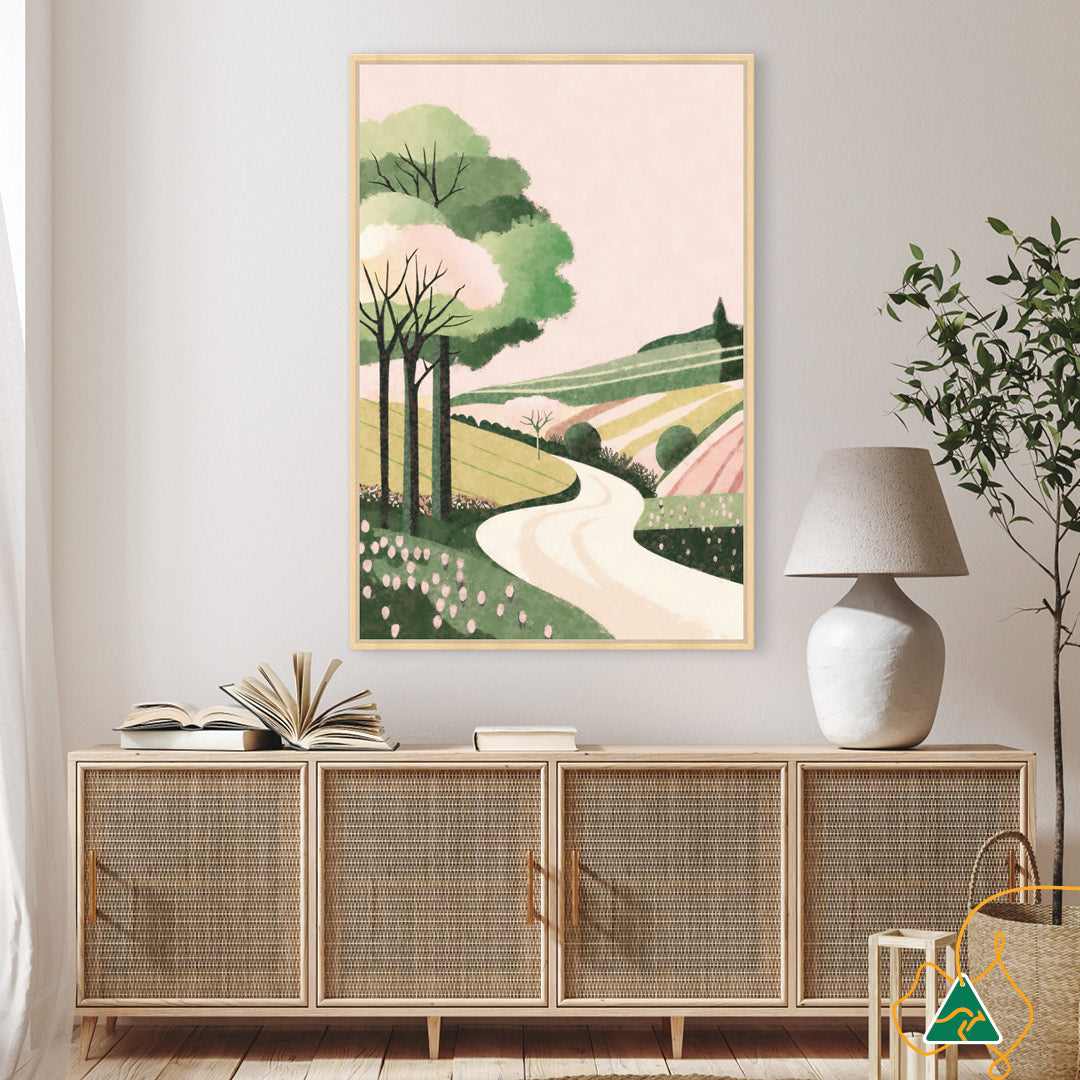 VACATION III - Framed Canvas