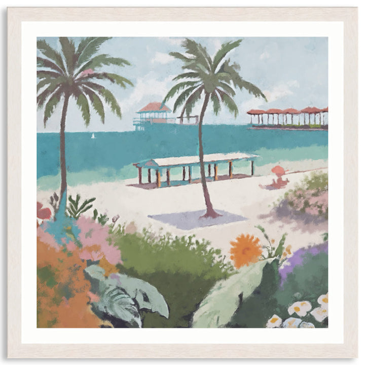 BEACH FRONT - Framed Print