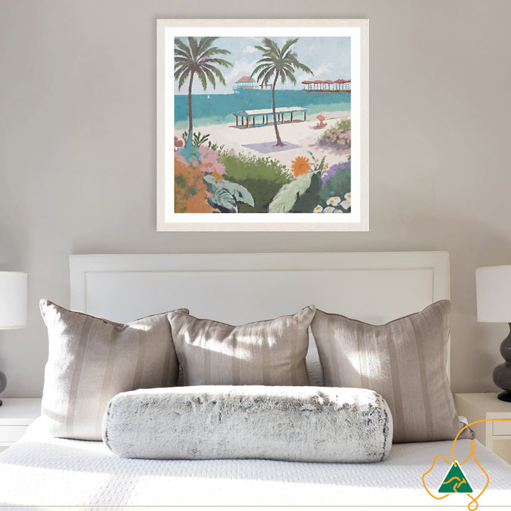 BEACH FRONT - Framed Print