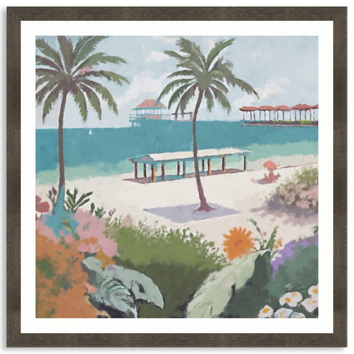 BEACH FRONT - Framed Print