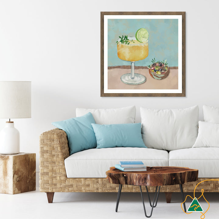 SUMMER LUNCH II - Framed Print