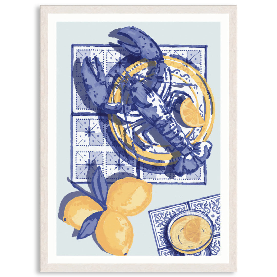 MEDITERRANEAN TABLE II - Framed Print