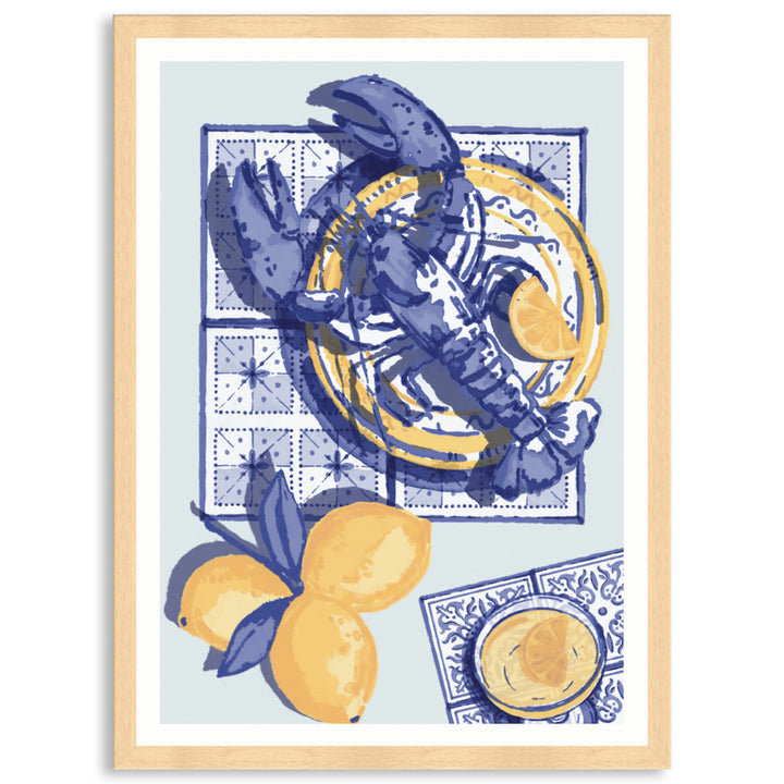 MEDITERRANEAN TABLE II - Framed Print