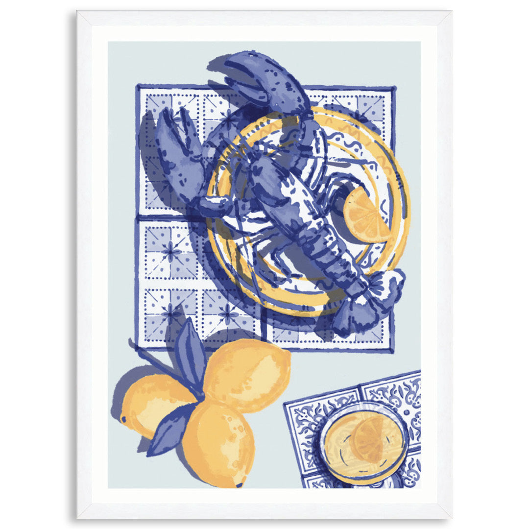 MEDITERRANEAN TABLE II - Framed Print