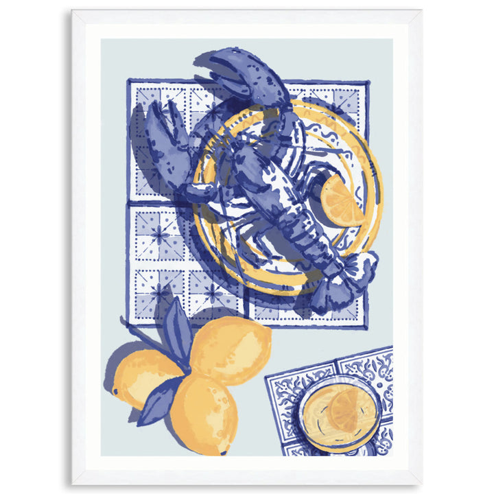 MEDITERRANEAN TABLE II - Framed Print