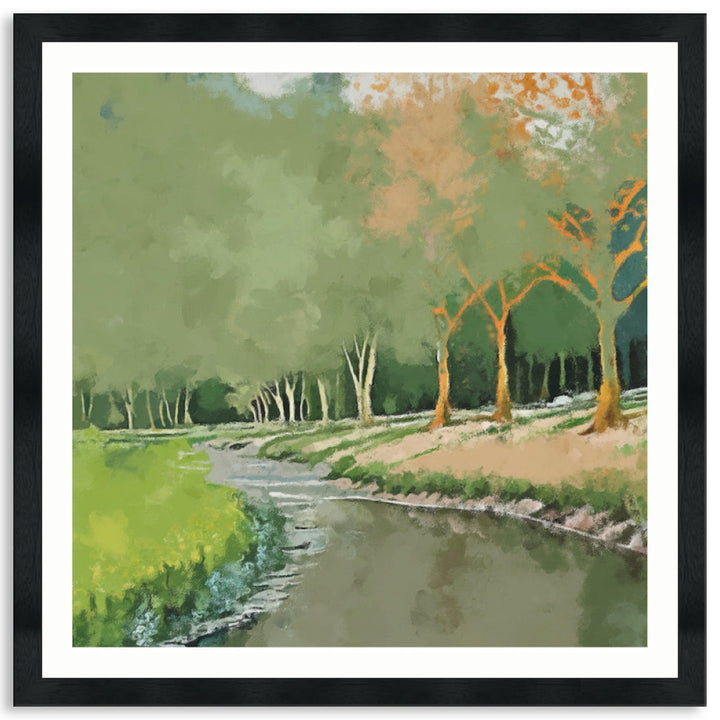 TRANQUIL STREAM - Framed Print