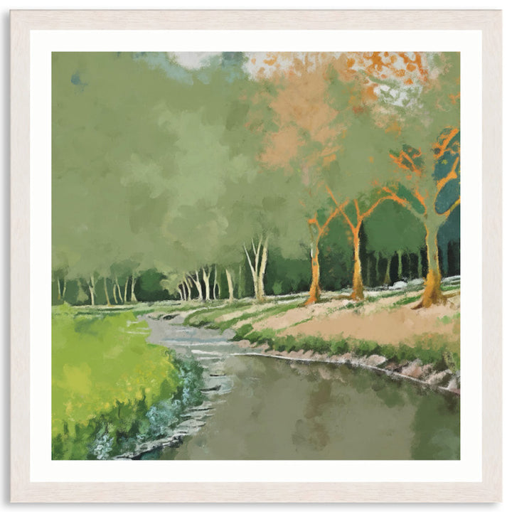 TRANQUIL STREAM - Framed Print