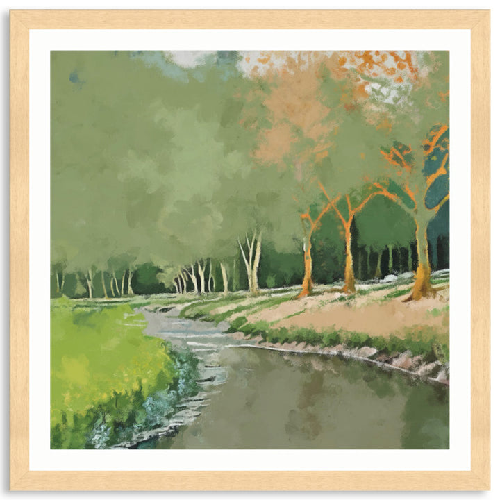 TRANQUIL STREAM - Framed Print