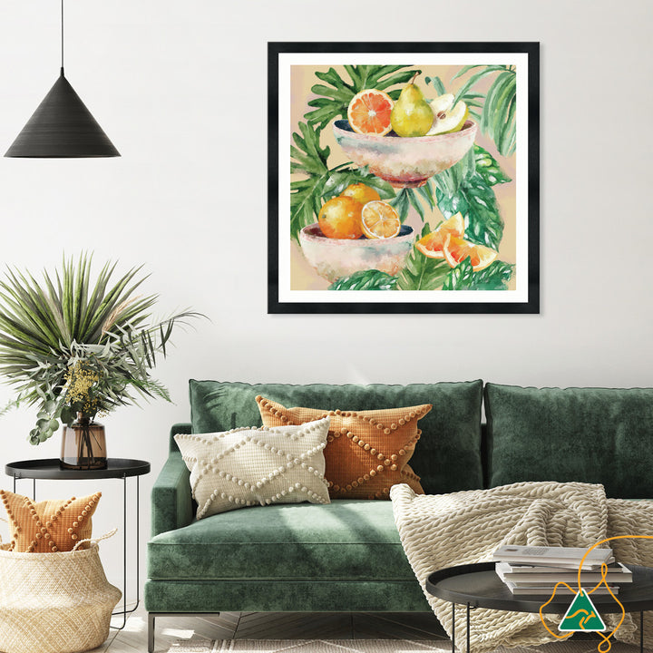 TROPICAL FRUITS - Framed Print