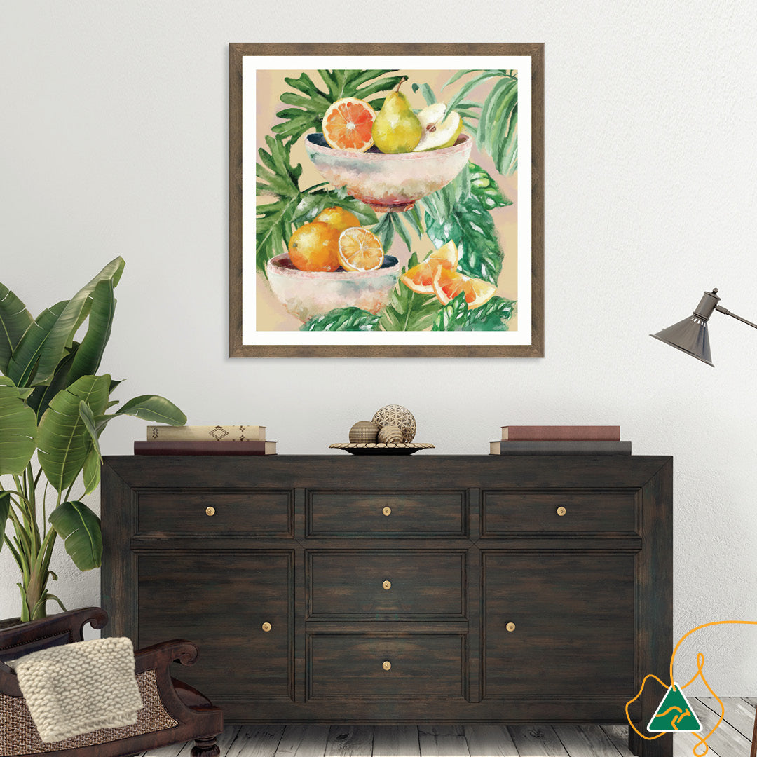 TROPICAL FRUITS - Framed Print