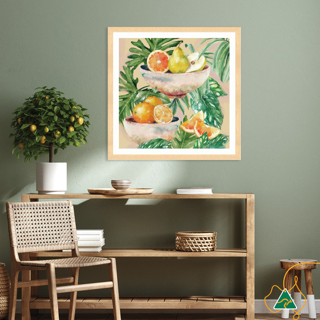 TROPICAL FRUITS - Framed Print