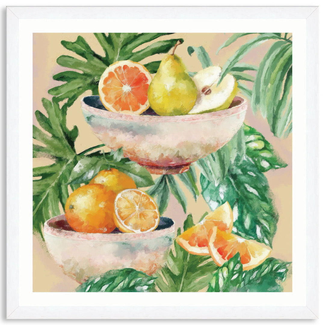 TROPICAL FRUITS - Framed Print
