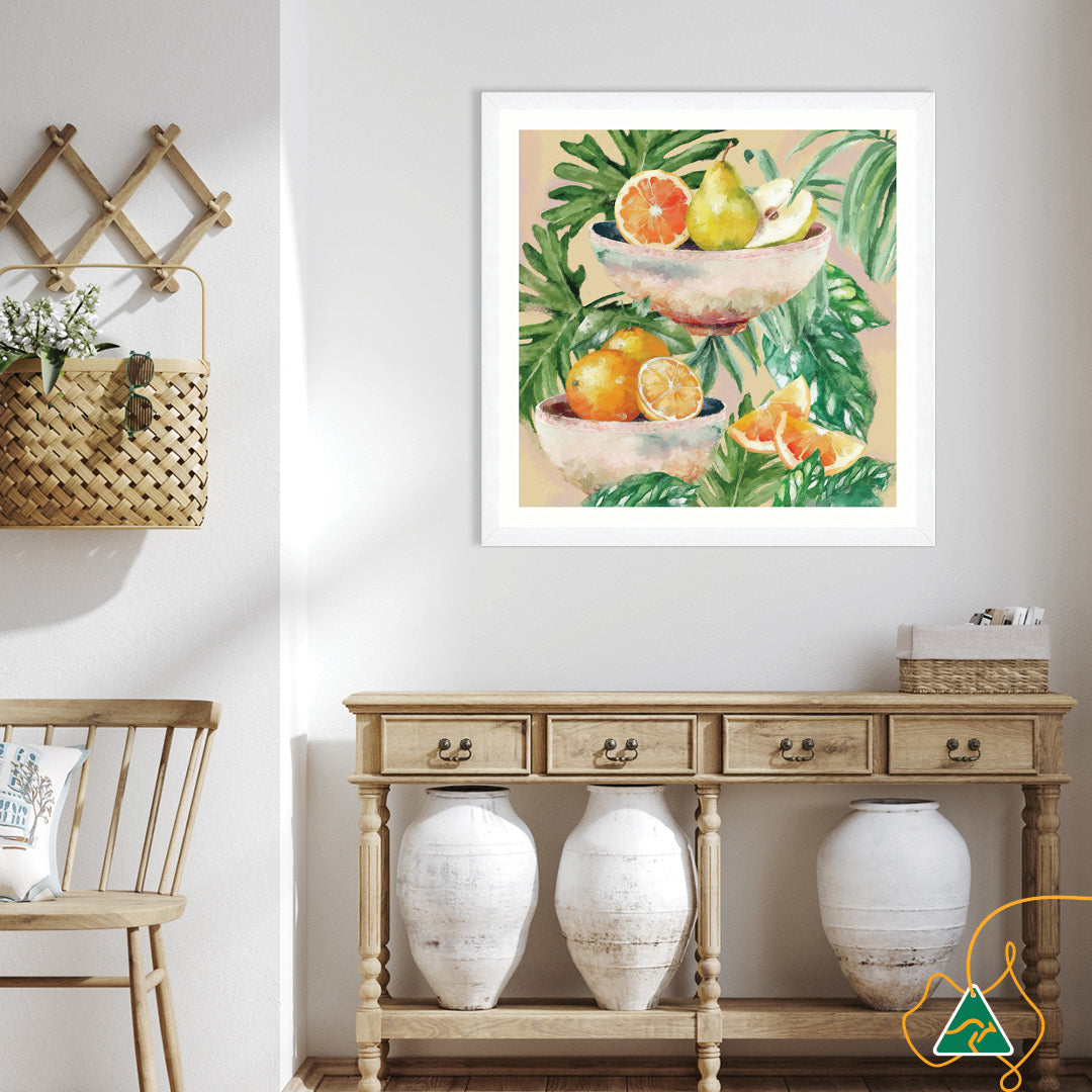 TROPICAL FRUITS - Framed Print