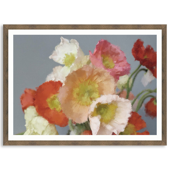 TUSCAN POPPIES I - Framed Print
