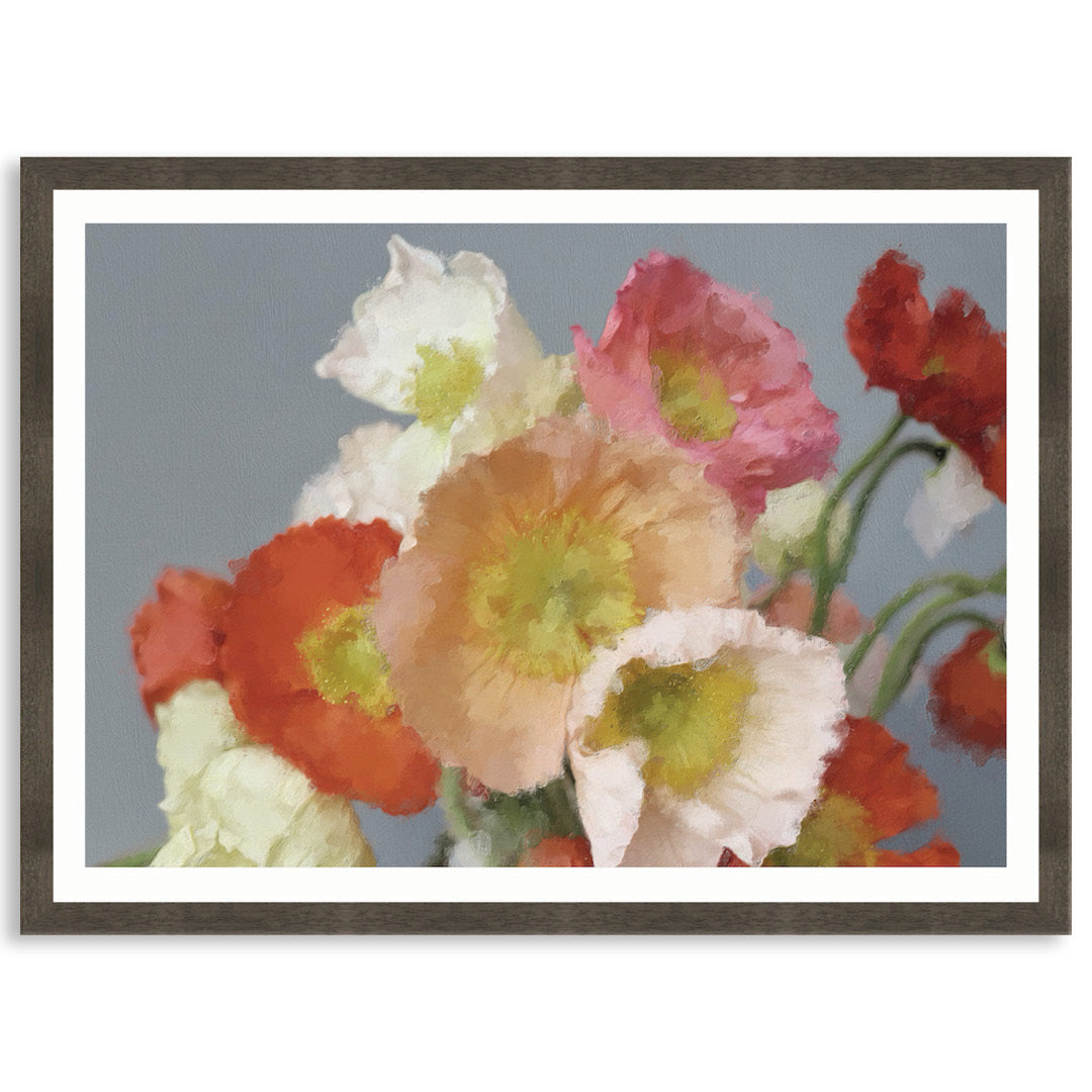 TUSCAN POPPIES I - Framed Print