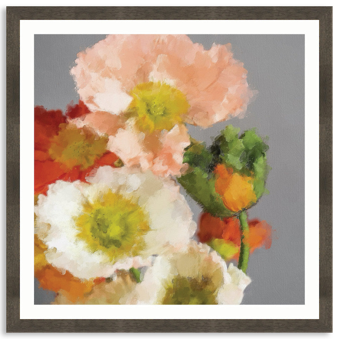 TUSCAN POPPIES II - Framed Print