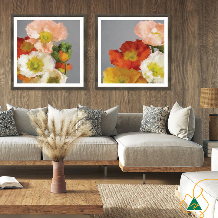 TUSCAN POPPIES II - Framed Print