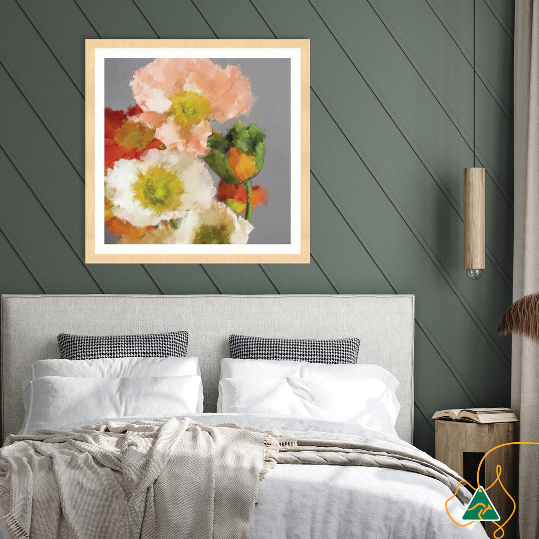 TUSCAN POPPIES II - Framed Print
